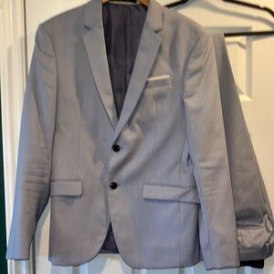 Zara Light blue Gray Men's Blazer